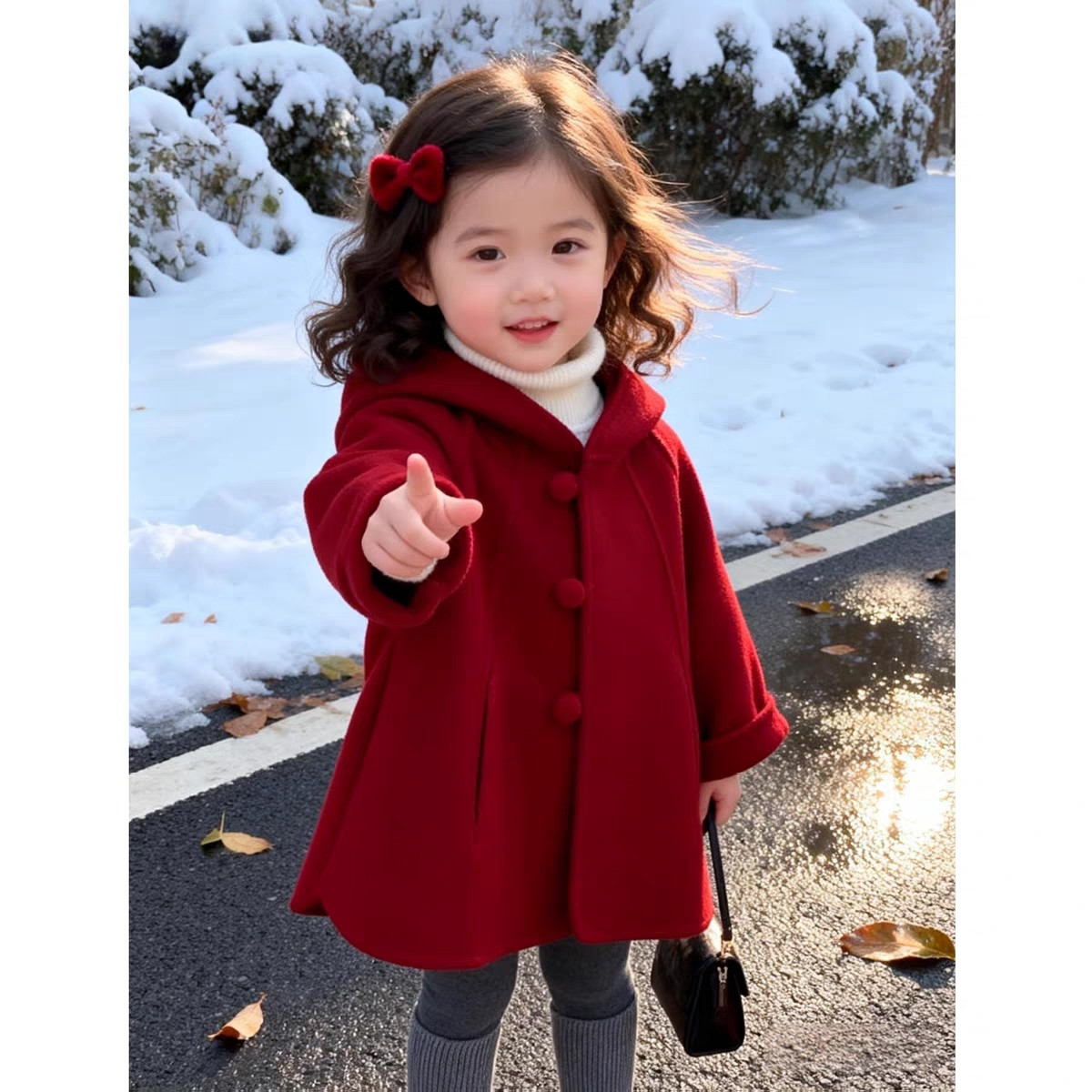 Winter Clothing For Baby Girl - Abrigo de lana para niñas, otoño