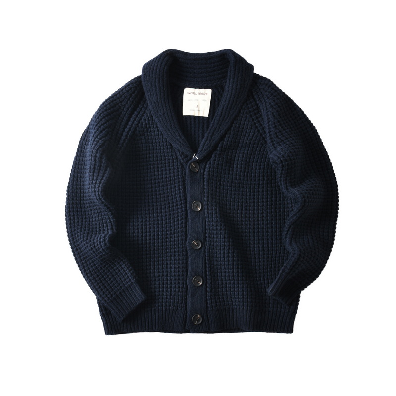 Wool Blend Coat - Suéter de punto grueso de lana