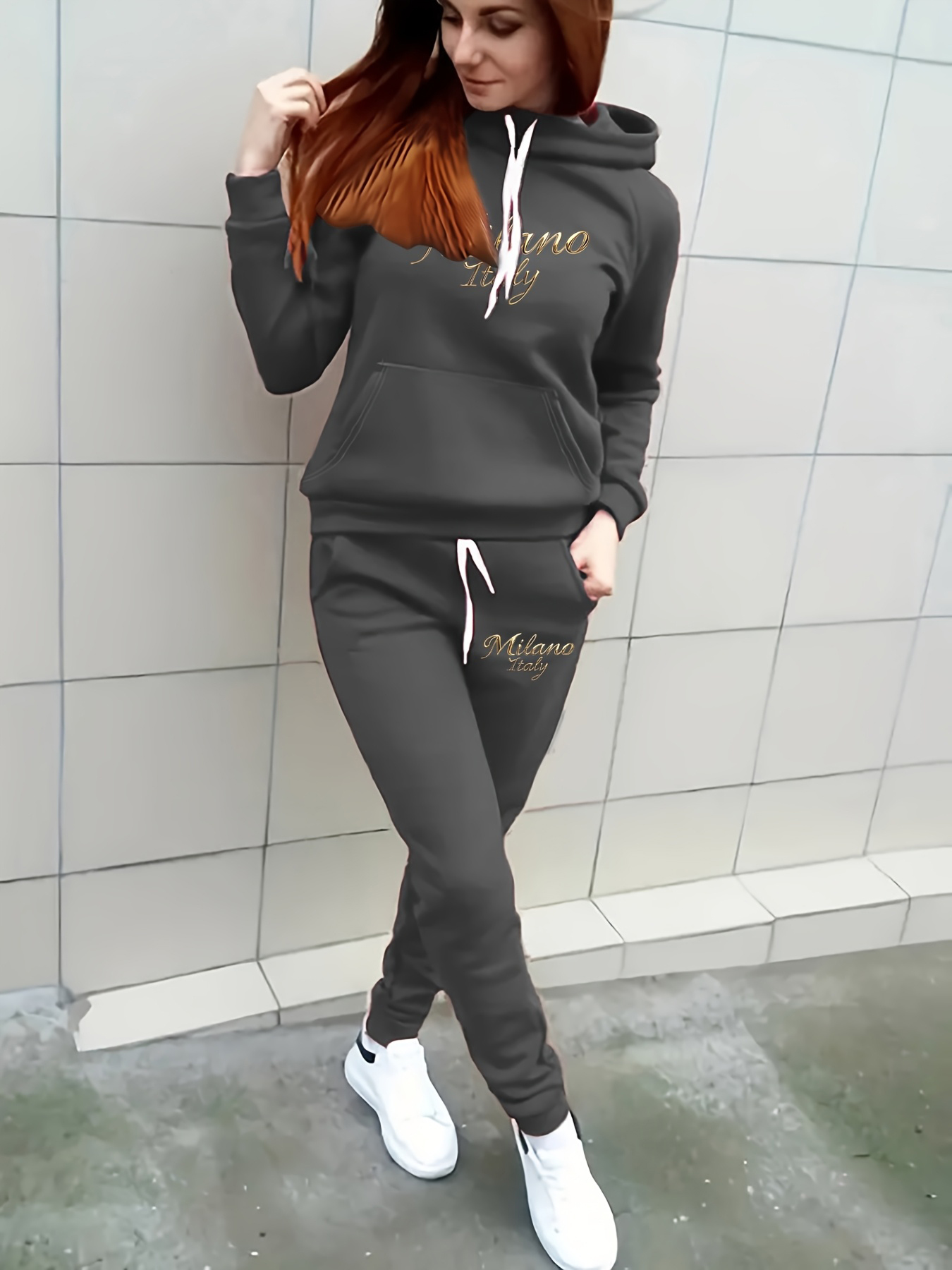 Winter Clothing Essential - Conjunto de Sudadera con Capucha y