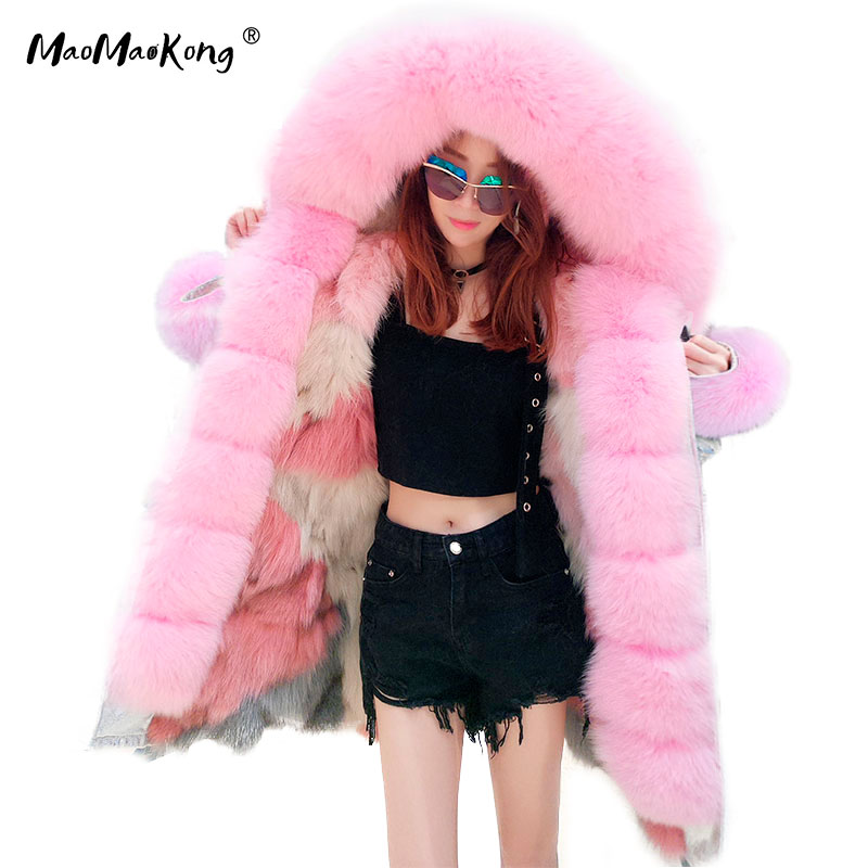 Winter Clothing Brands - MAOMAOKONG-Chaqueta larga de marca para mujer,