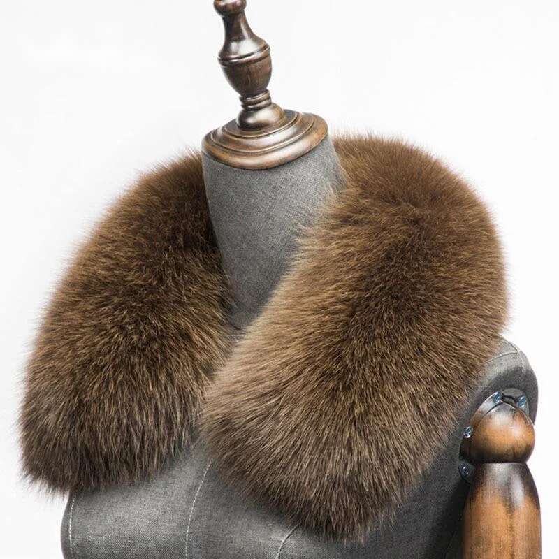 Winter Clothing Matching - Bufanda de piel de zorro Natural