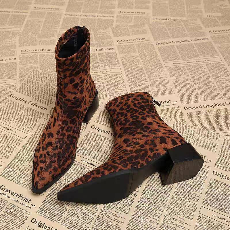Winter Clothing Women'S - Nuevos botines modernos de tacón bajo