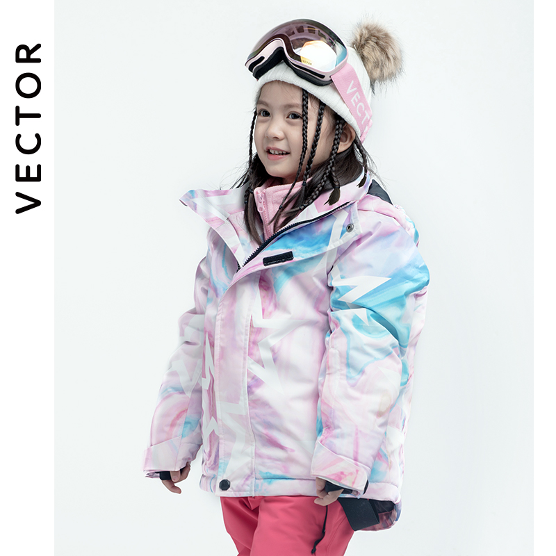 Winter Clothing Vector - Chaqueta de Snowboard para niños y