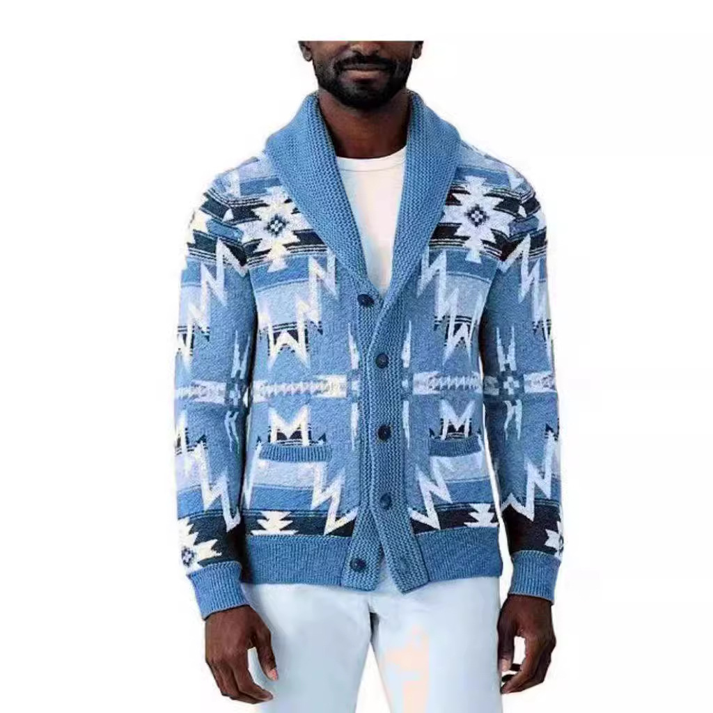 Wool Blend Coat - 2025 primavera otoño hombres Casual moda