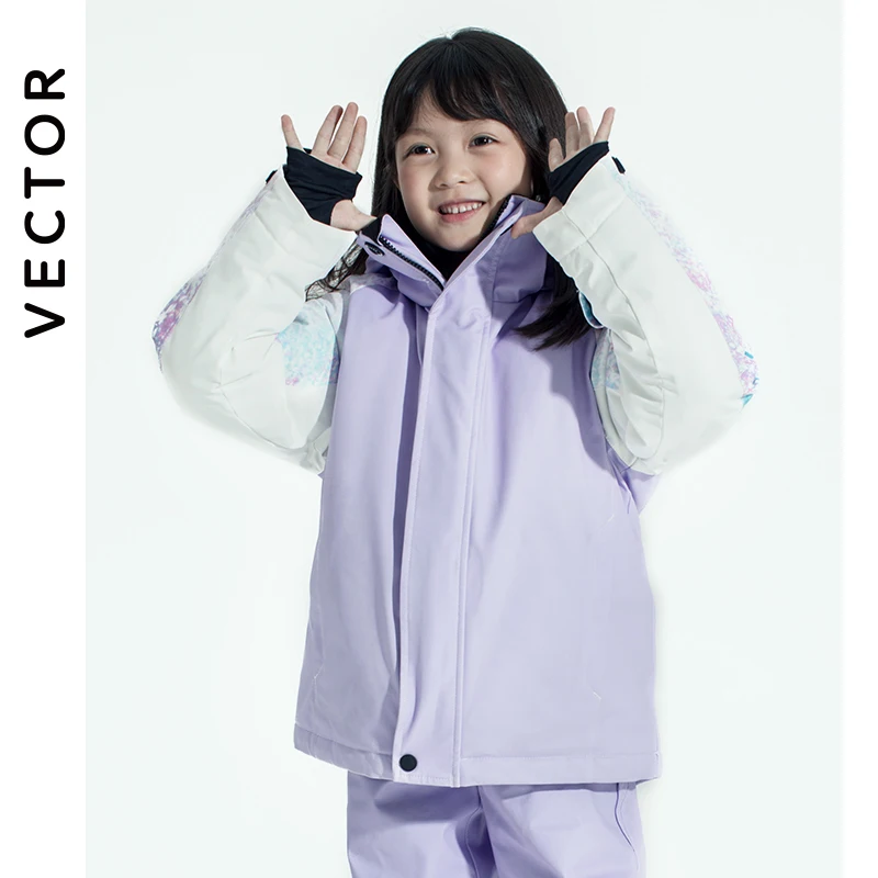 Winter Clothing Vector - Chaqueta de Snowboard para niños y