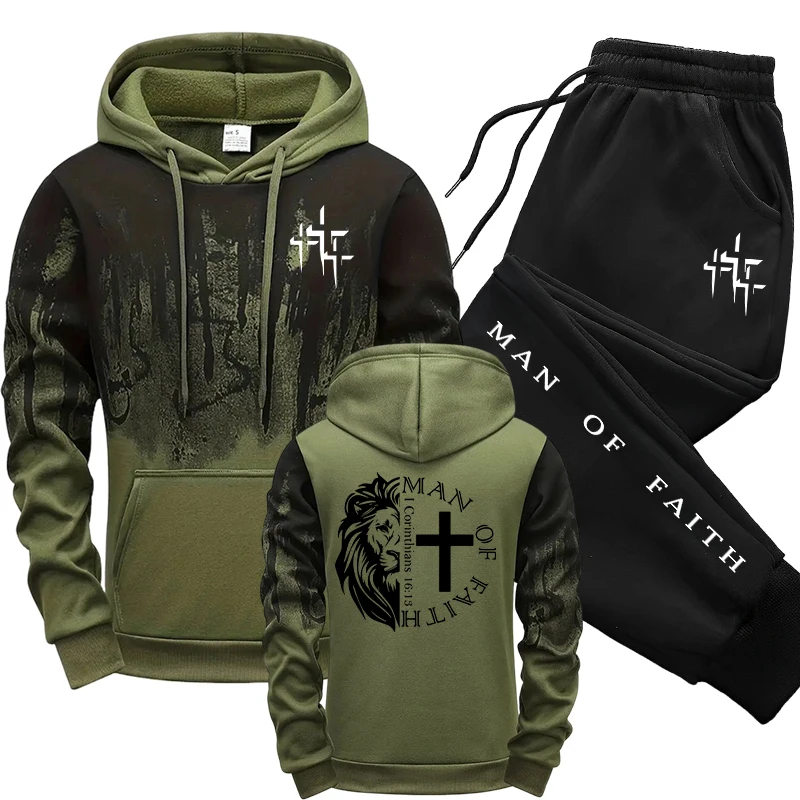 Winter Clothing Gear - Conjunto Deportivo para Hombre con Diseño