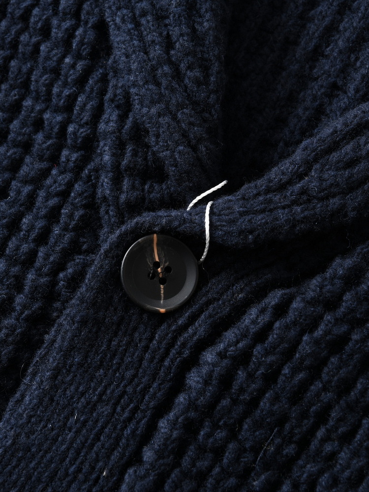 Suéter de punto grueso de lana - Wool Blend Coat reseña y precio