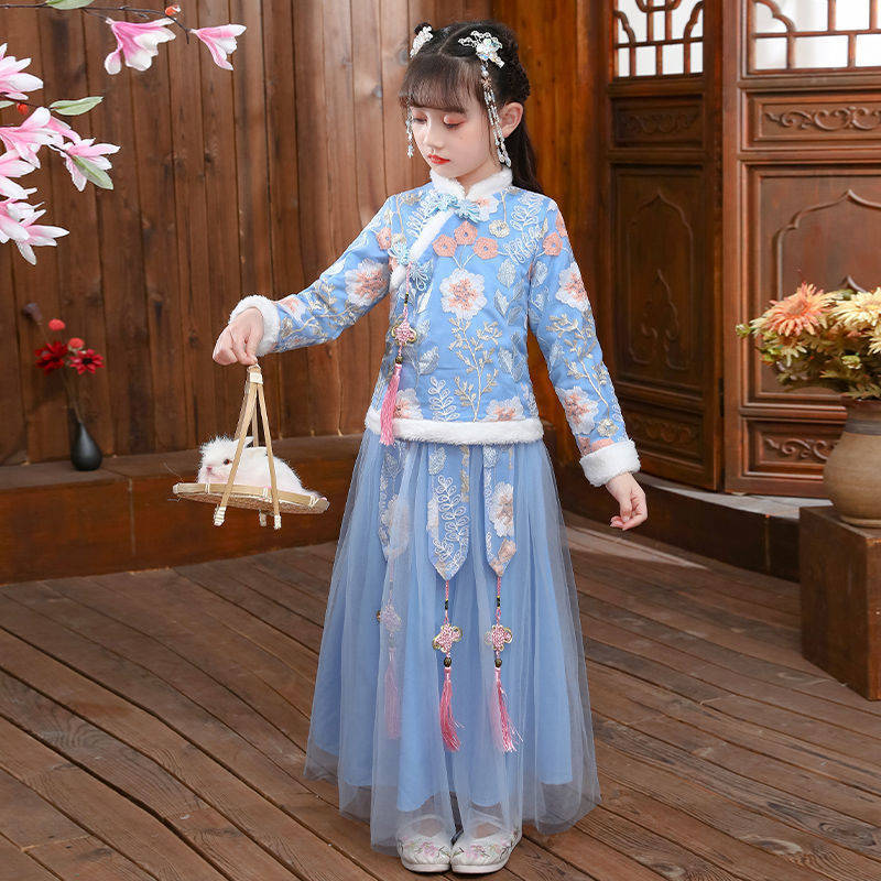 Disfraz de Hanfu antiguo para  - Winter Clothing For Baby Girl reseña y precio
