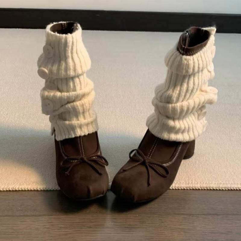 Botas de tacón alto con lazo p - Winter Clothing Women'S reseña y precio