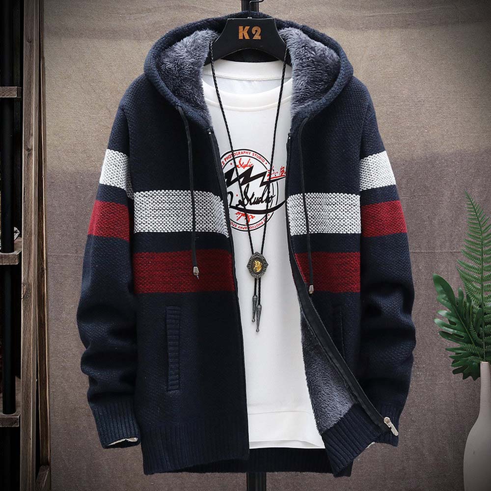 Suéter a rayas para hombre, ab - Wool Blend Coat reseña y precio