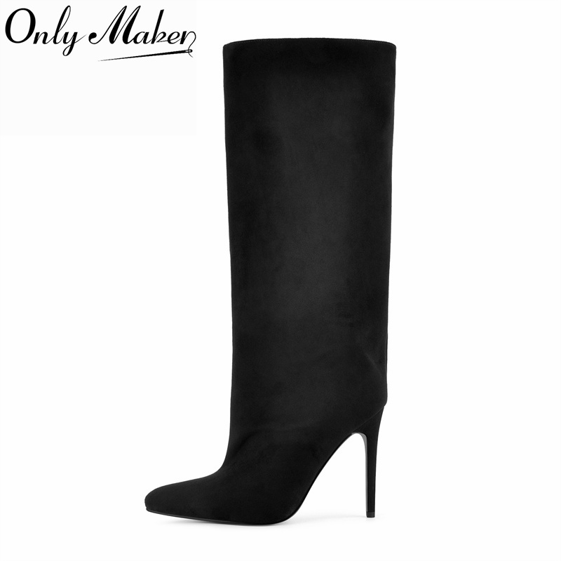 Botas Altas de Ante Sintético  - Winter Clothing Women'S reseña y precio