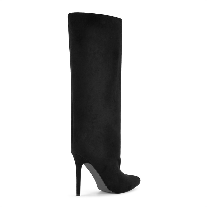Botas Altas de Ante Sintético  - Winter Clothing Women'S reseña y precio