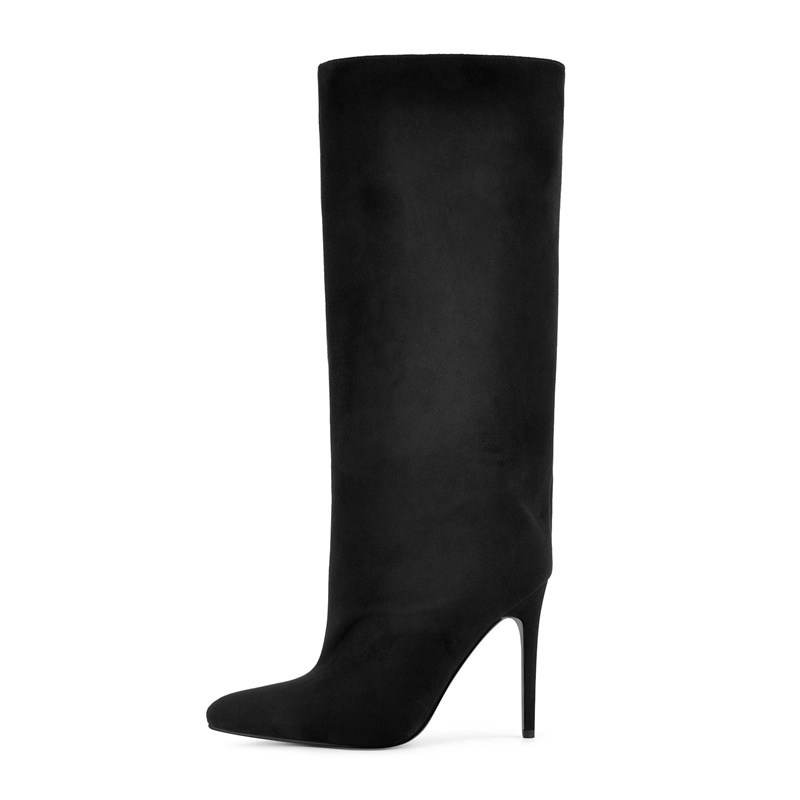 Botas Altas de Ante Sintético  - Winter Clothing Women'S reseña y precio