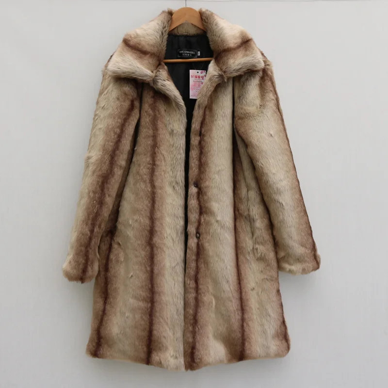Abrigo largo de piel sintética - Winter Clothing Brands reseña y precio