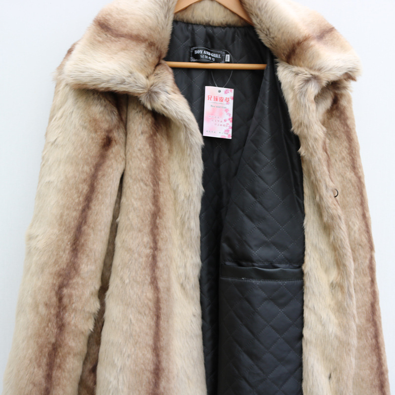Abrigo largo de piel sintética - Winter Clothing Brands reseña y precio