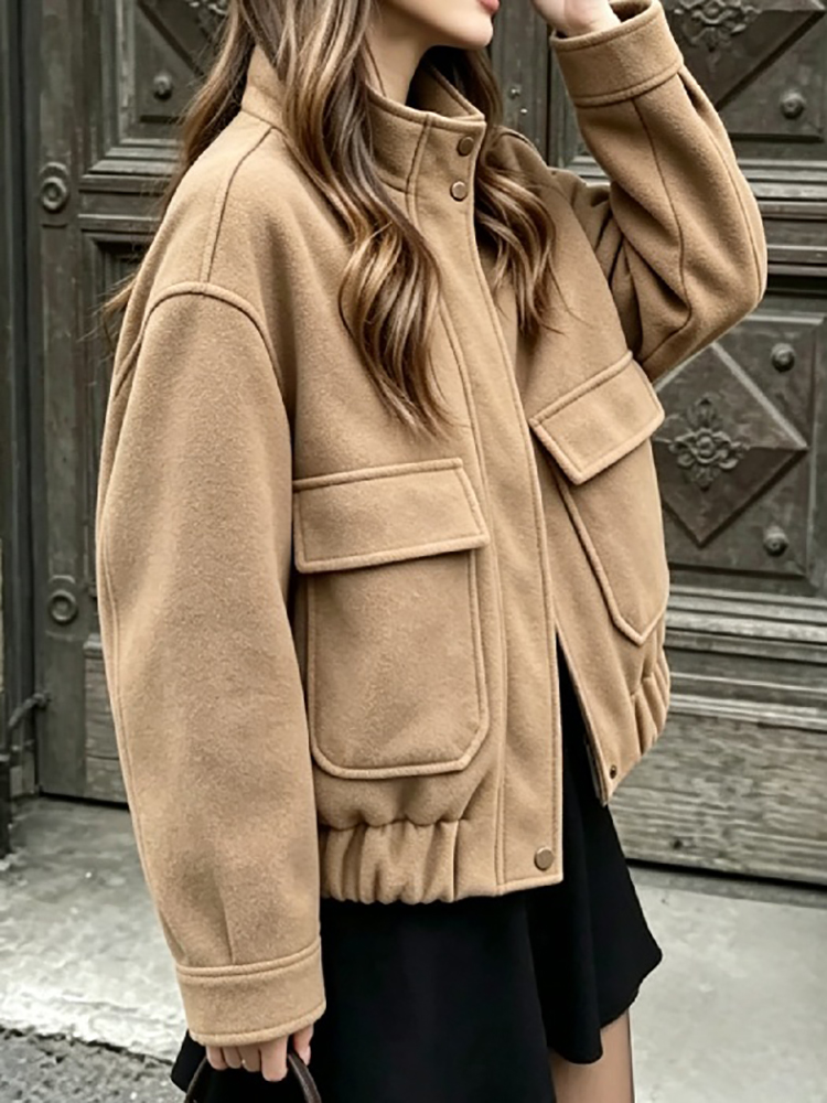 Chaqueta de Piloto Minimalista - Wool Blend Coat reseña y precio