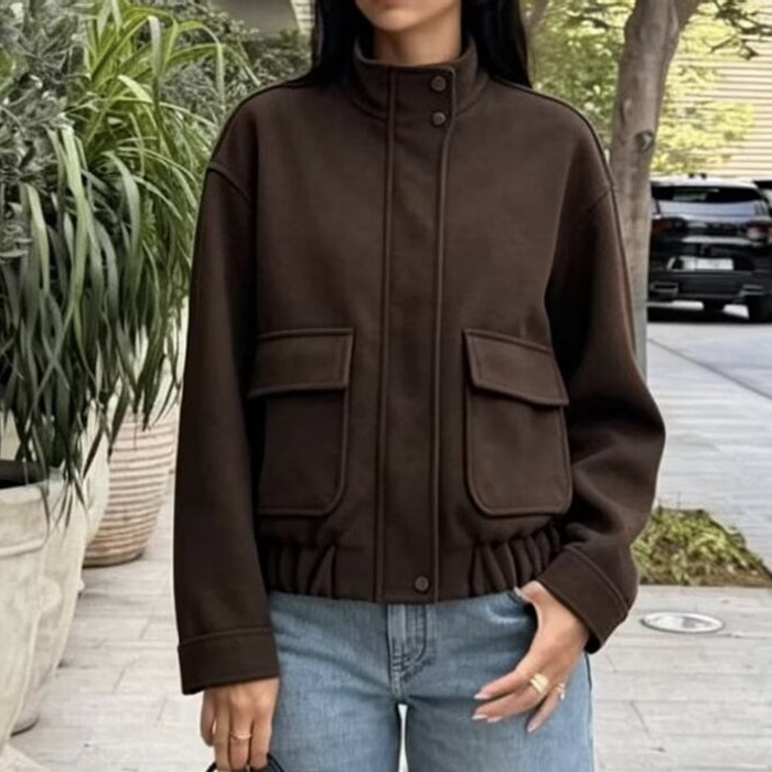 Chaqueta de Piloto Minimalista - Wool Blend Coat reseña y precio