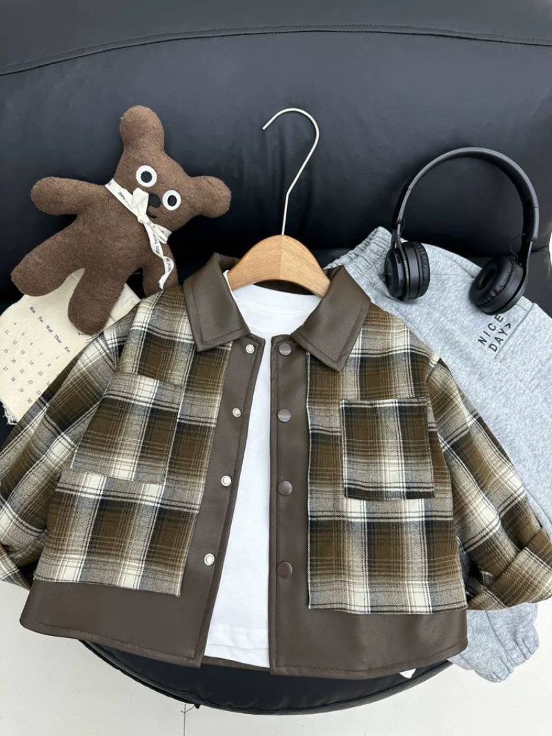 Chaqueta a cuadros para niños, - Winter Clothing For Toddlers reseña y precio