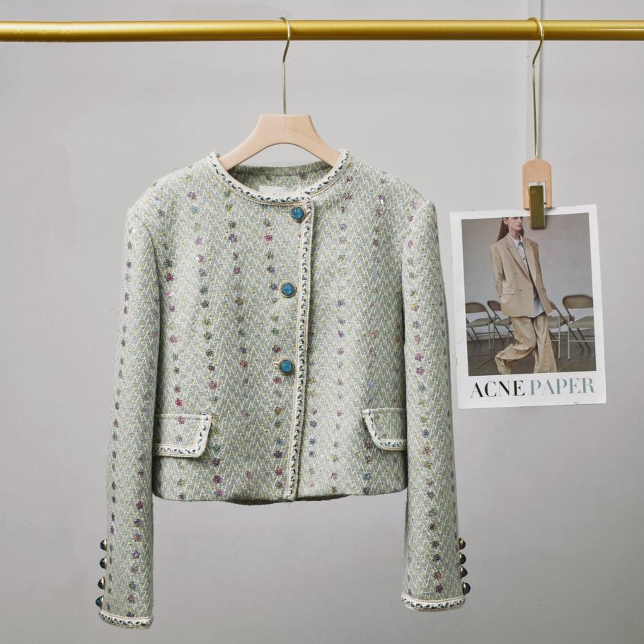 Traje elegante de Tweed de luj - Winter Clothing Matching reseña y precio