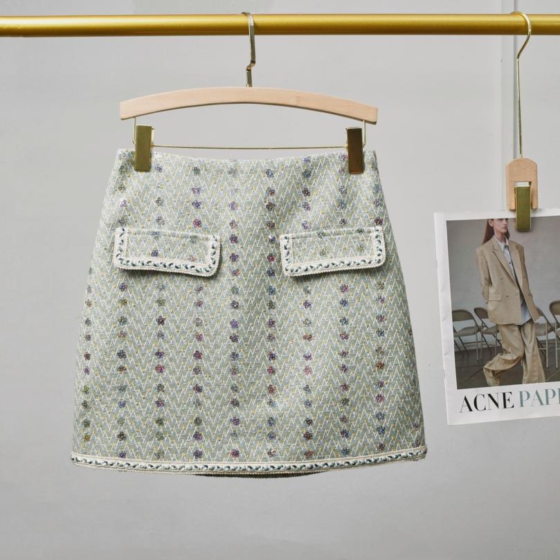 Traje elegante de Tweed de luj - Winter Clothing Matching reseña y precio