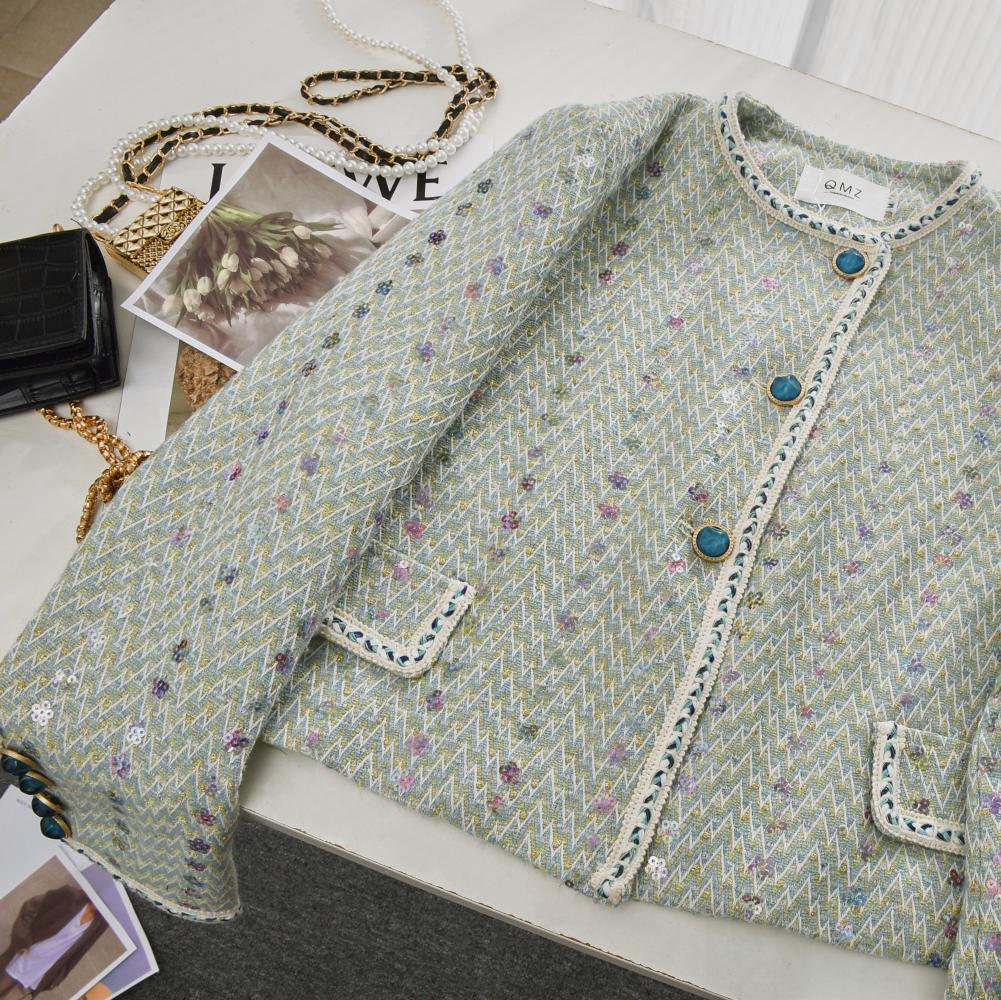 Traje elegante de Tweed de luj - Winter Clothing Matching reseña y precio