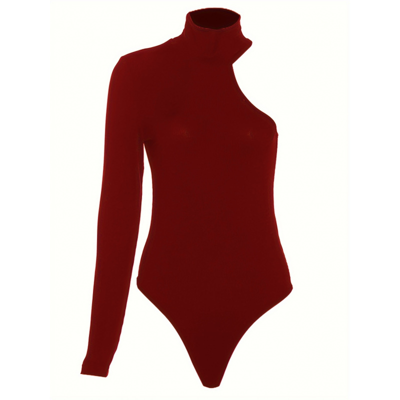 Body de punto acanalado asimét - Winter Clothing Women'S reseña y precio