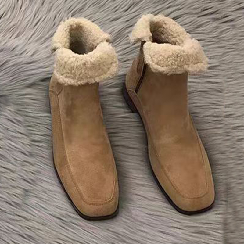 Botas de tobillo de piel nueva - Winter Clothing Women'S reseña y precio