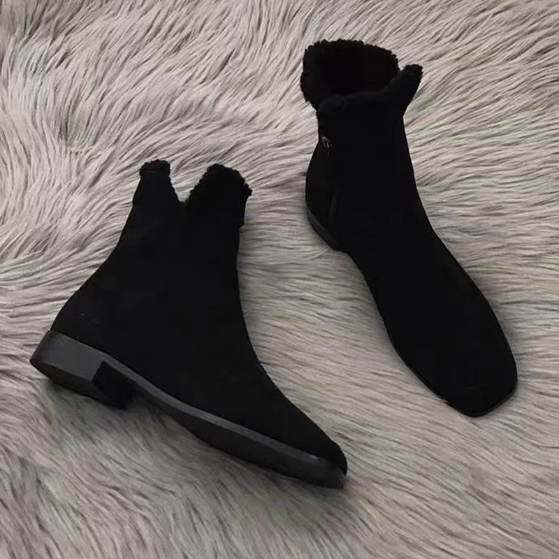 Botas de tobillo de piel nueva - Winter Clothing Women'S reseña y precio