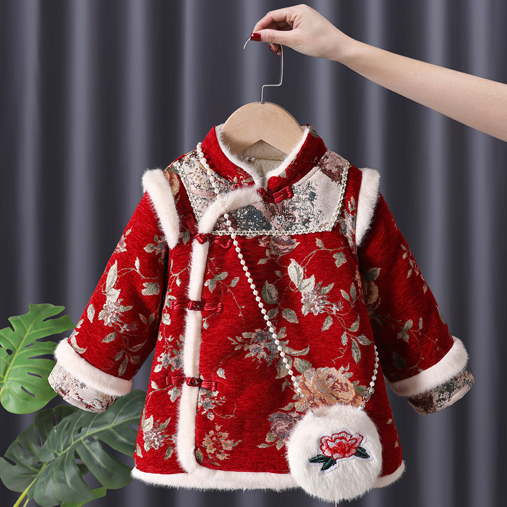 Invierno niñas Hanfu niños pri - Winter Clothing For Baby Girl reseña y precio