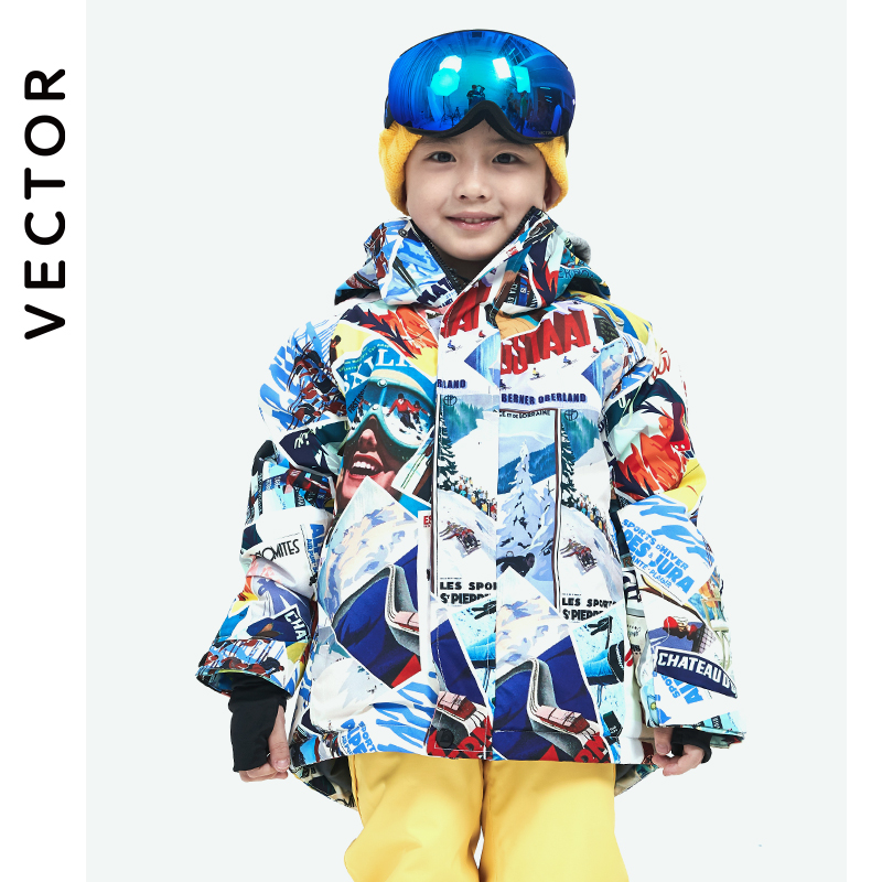 Chaqueta de Snowboard para niñ - Winter Clothing Vector reseña y precio