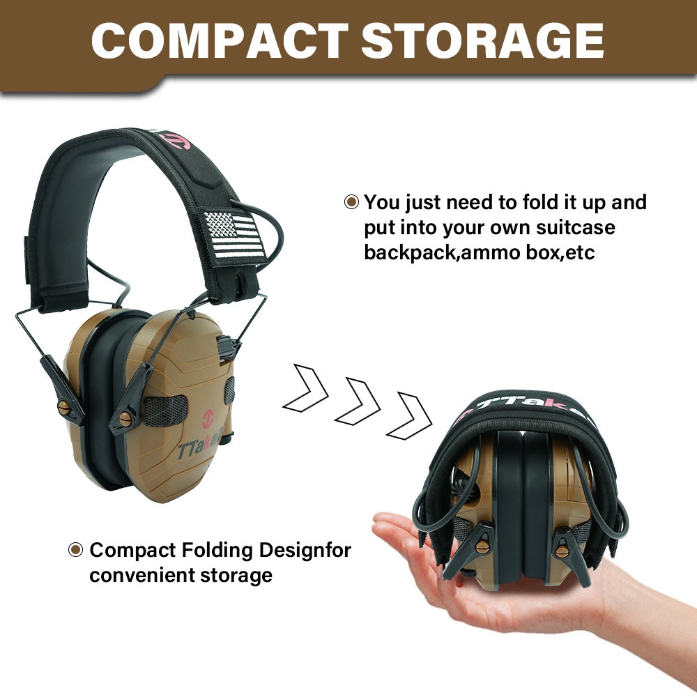 Nuevas Orejeras Electrónicas P - Ear Muff Foldable reseña y precio