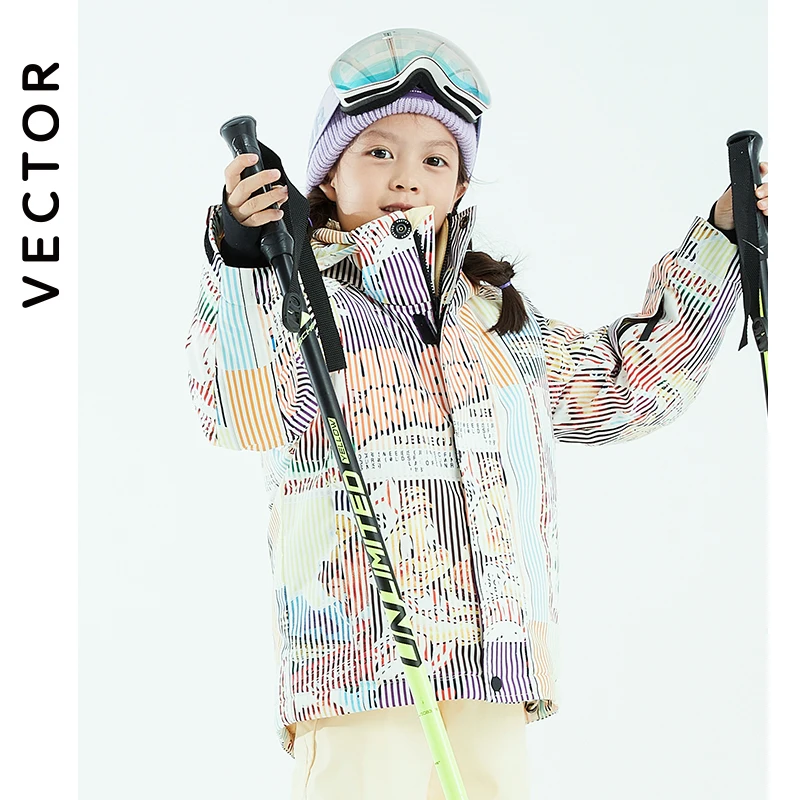 Chaqueta de Snowboard para niñ - Winter Clothing Vector reseña y precio