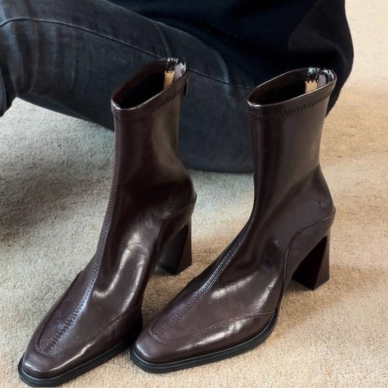 Botines de tacón alto para muj - Winter Clothing Women'S reseña y precio